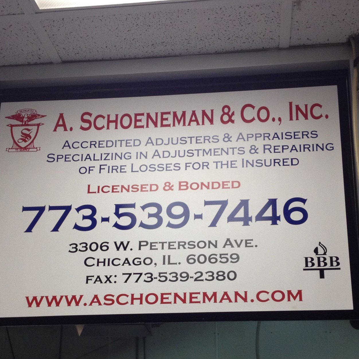 Accredited Adjusters &Appraisers Specializing In Adjustments & Repairing Of Fire Losses For The Assured.We Have Proudly Served The Community For Over 50 Years.