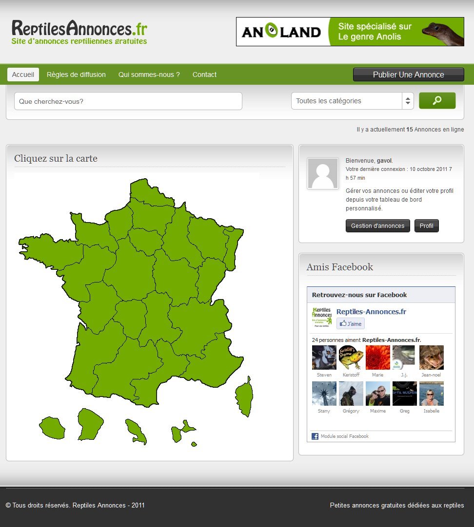ReptilesAnnonce's profile picture. Petites annonces gratuites de reptiles, en France.