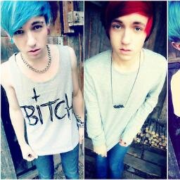 emo girl and boys buatiful