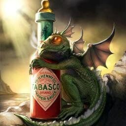 Teacup Dragon owned by @EricNorthmanSVM, @SookieStack_SVM, @LittleNorthman. Some like it hot. I certainly do. And bugs are tasty too. *Nods*