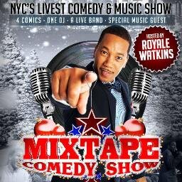 mixtapecomedy's profile picture. Monthly comedy + music show in NYC.  Hosted by @RoyaleWatkins