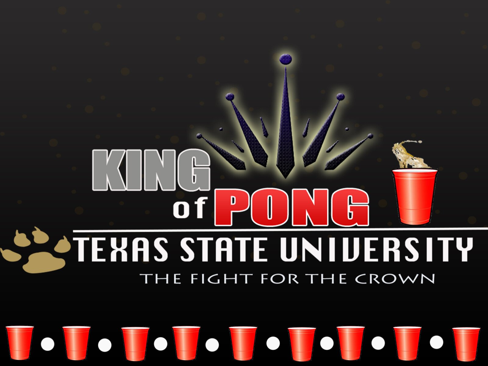 Official Twitter for the biggest pong tourney in TXST history. Who will be crowned?
For more info  KingofPongTXST@gmail.com

Pong Responsibly