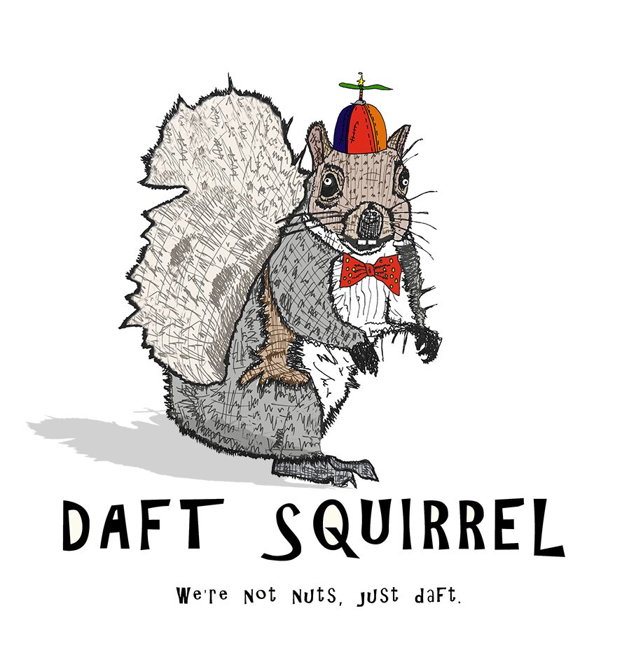 We're not nuts, just daft.
Check out our card ranges, yo.
All queries to info@daftsquirrel.com