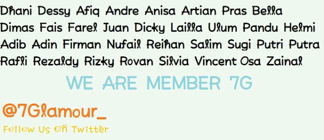 Official Account Of 7G Class  ▏Share Homework and Info About This Class  ▏Bu Sri Sayekti (ɔˆ ³(ˆ⌣ˆc)  ▏Pasukan Arek Mbetik Pitu Ge ♚ ▏#Info7G #7GHomework