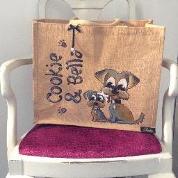 PoochiniPets's profile picture. Luxury personalized Tote bags with your pooch painted on it for you