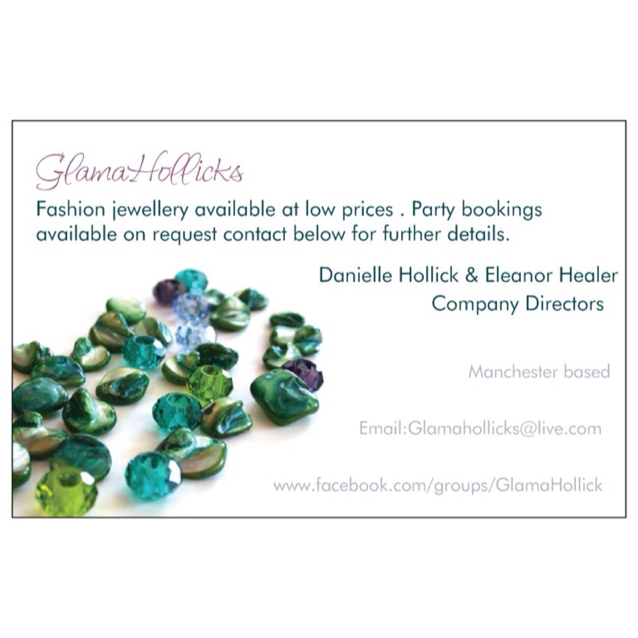 GlamaHollicks's profile picture. Jewellery from as little as 50p an item!