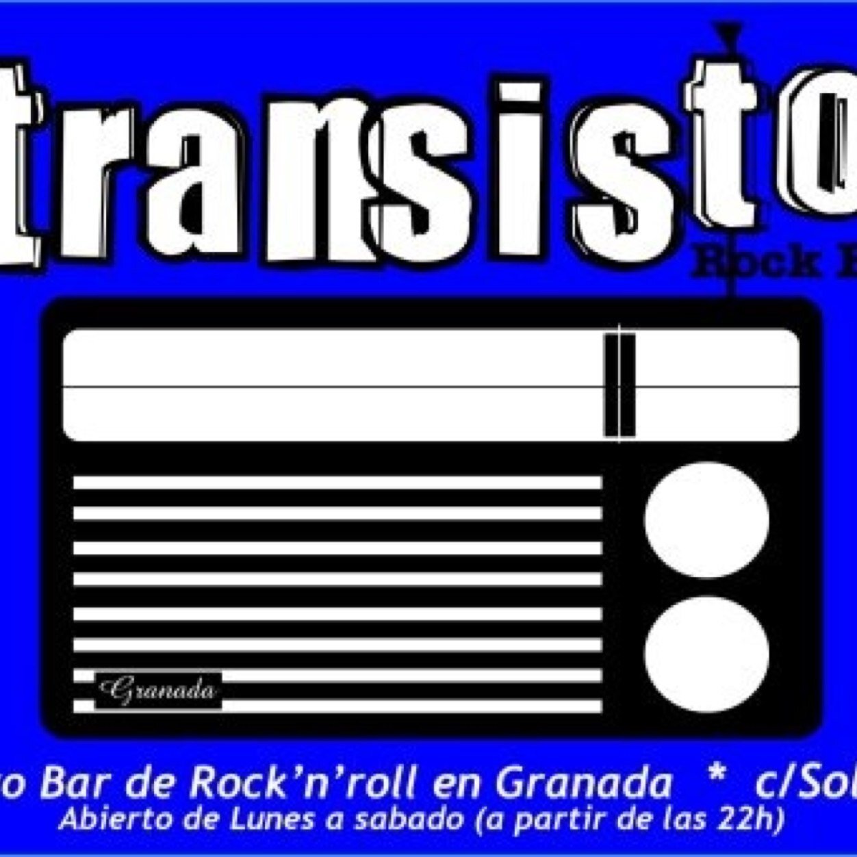 ElTransistor1's profile picture. Rock Bar en calle Sol, os esperamos de lunes a sábado desde las 22,30...programación semanal con los mejores DJ de granada!!!