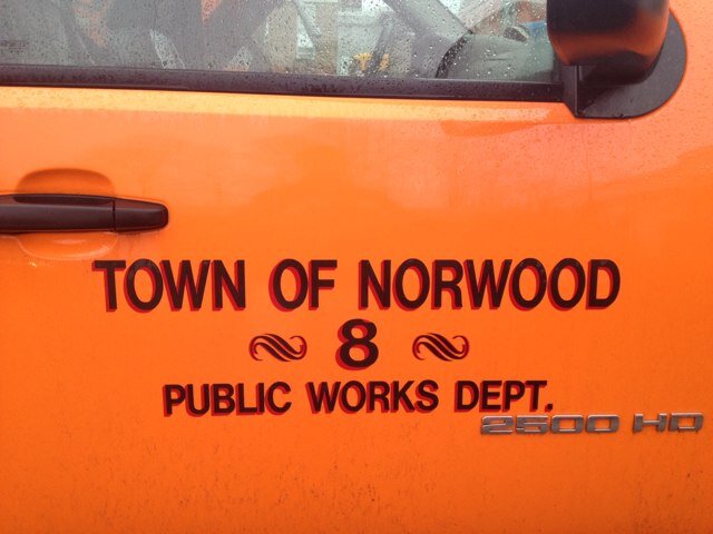 The official Twitter page of the Norwood Department of Public Works.