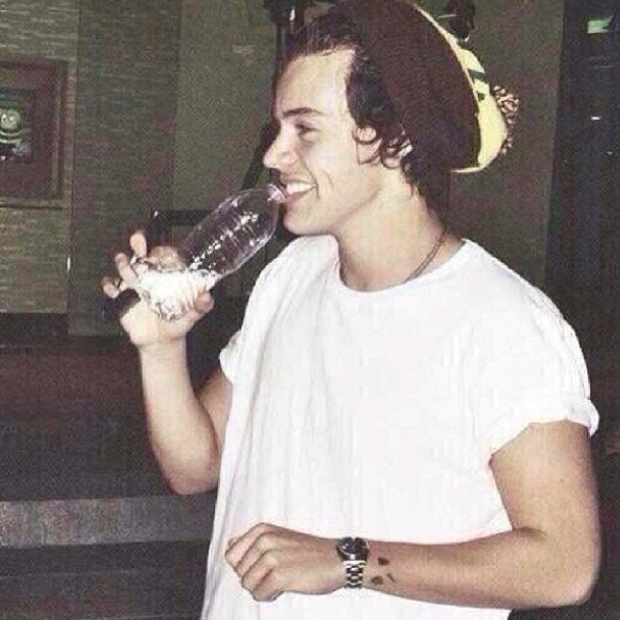 I'm not drunk, just a little stoned. [descriptive/bisexual]