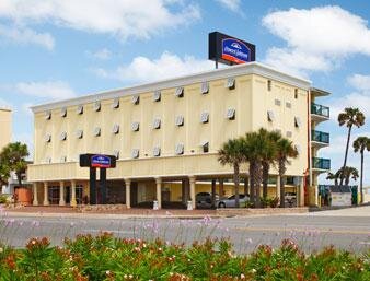 Great! Beach side Hotel with Ocean views, and a large pool deck overlooking the Ocean/ Beach. A short walk or drive to  all Daytona Attractions.