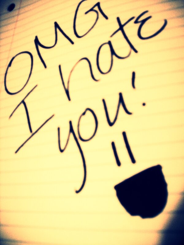 I hate you
but I love you.too