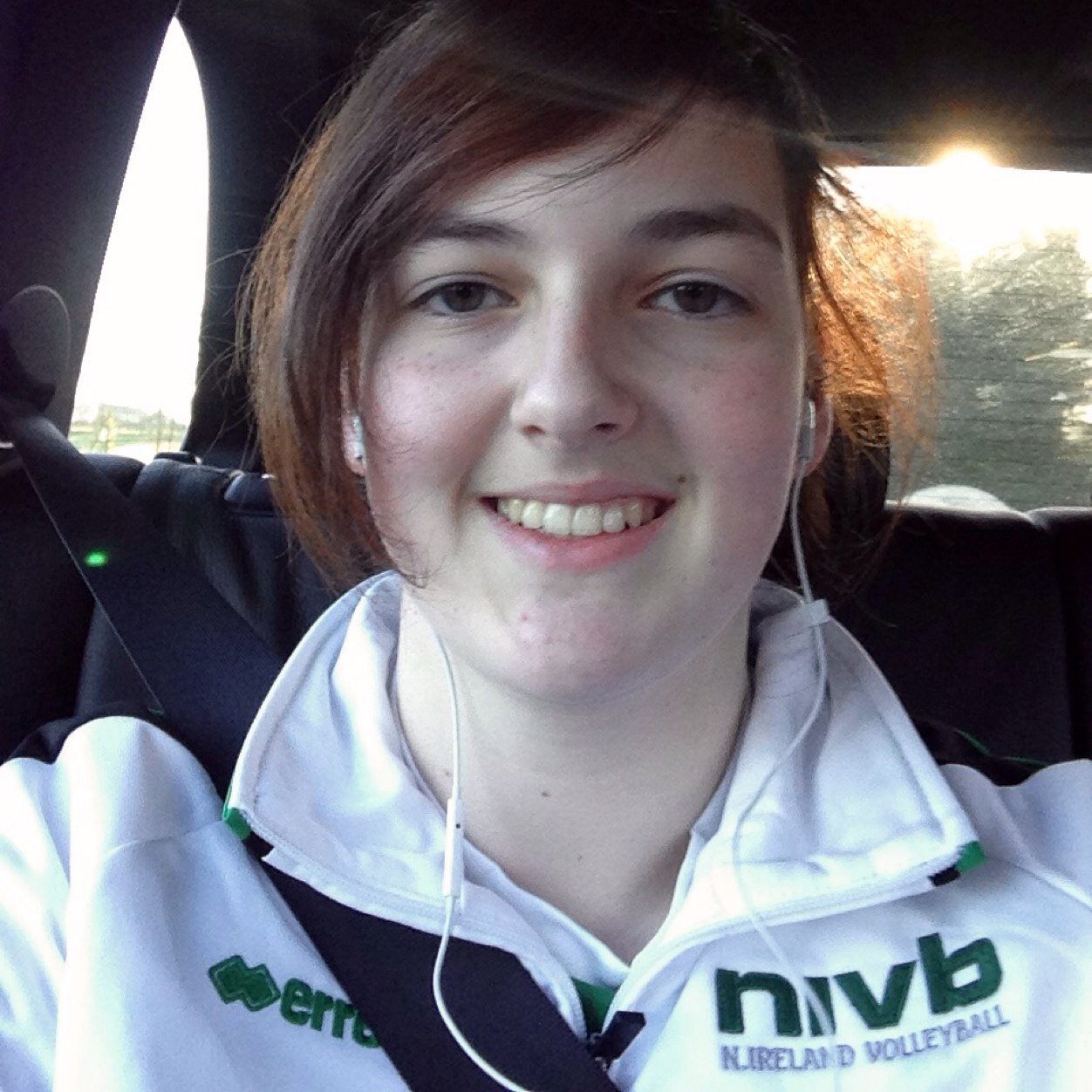 Play volleyball for NI. Love Sport
