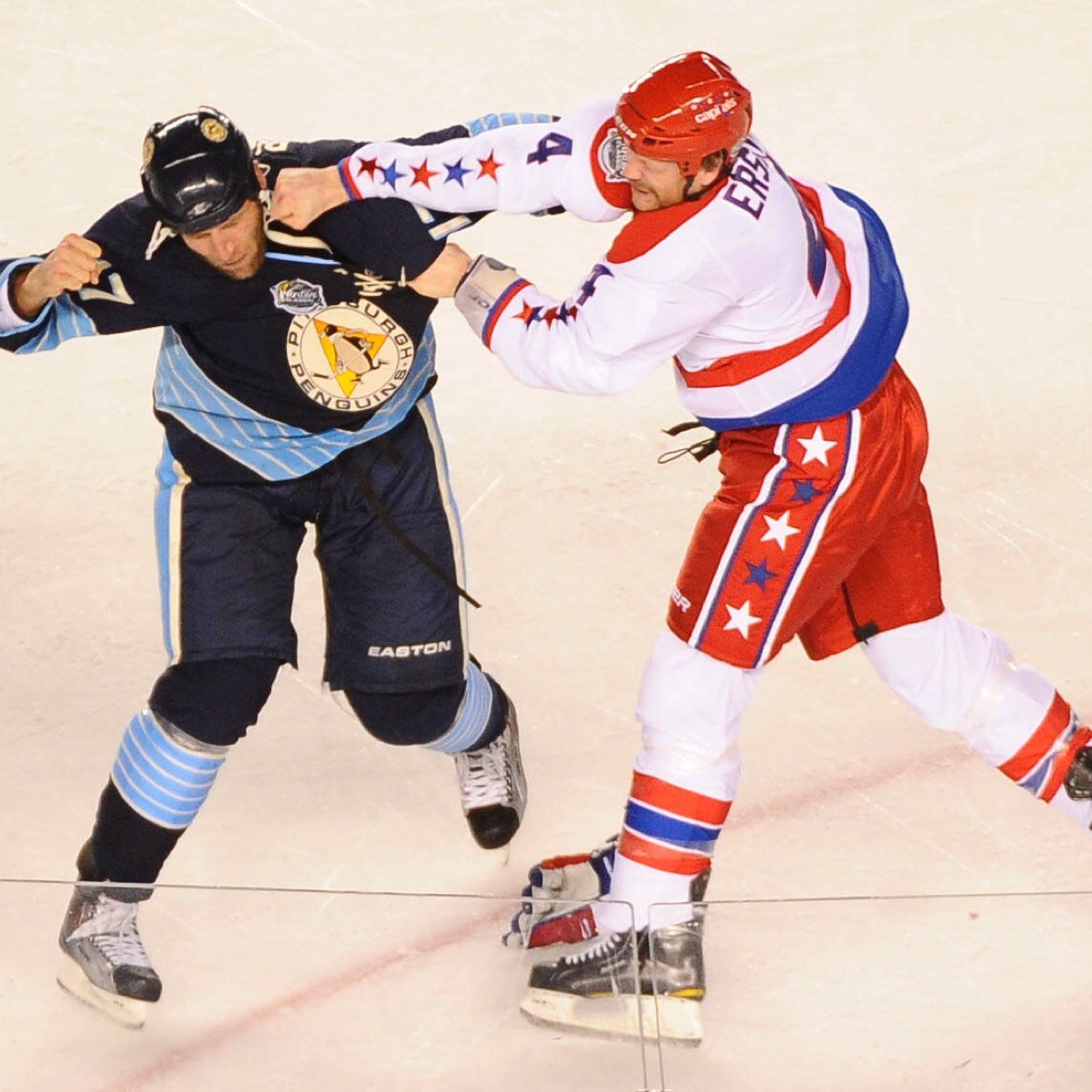 If Caps Players droppem' we gottem'. Let the gloves hit the ice. Fights and humor. Oh  John Erskine and Steve Oleksy follow me