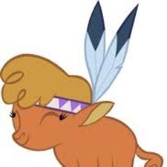 mlpStrongheart's profile picture. A small female buffalo named Little Strongheart. From a buffalo tribe in Appleoosa Plains.
