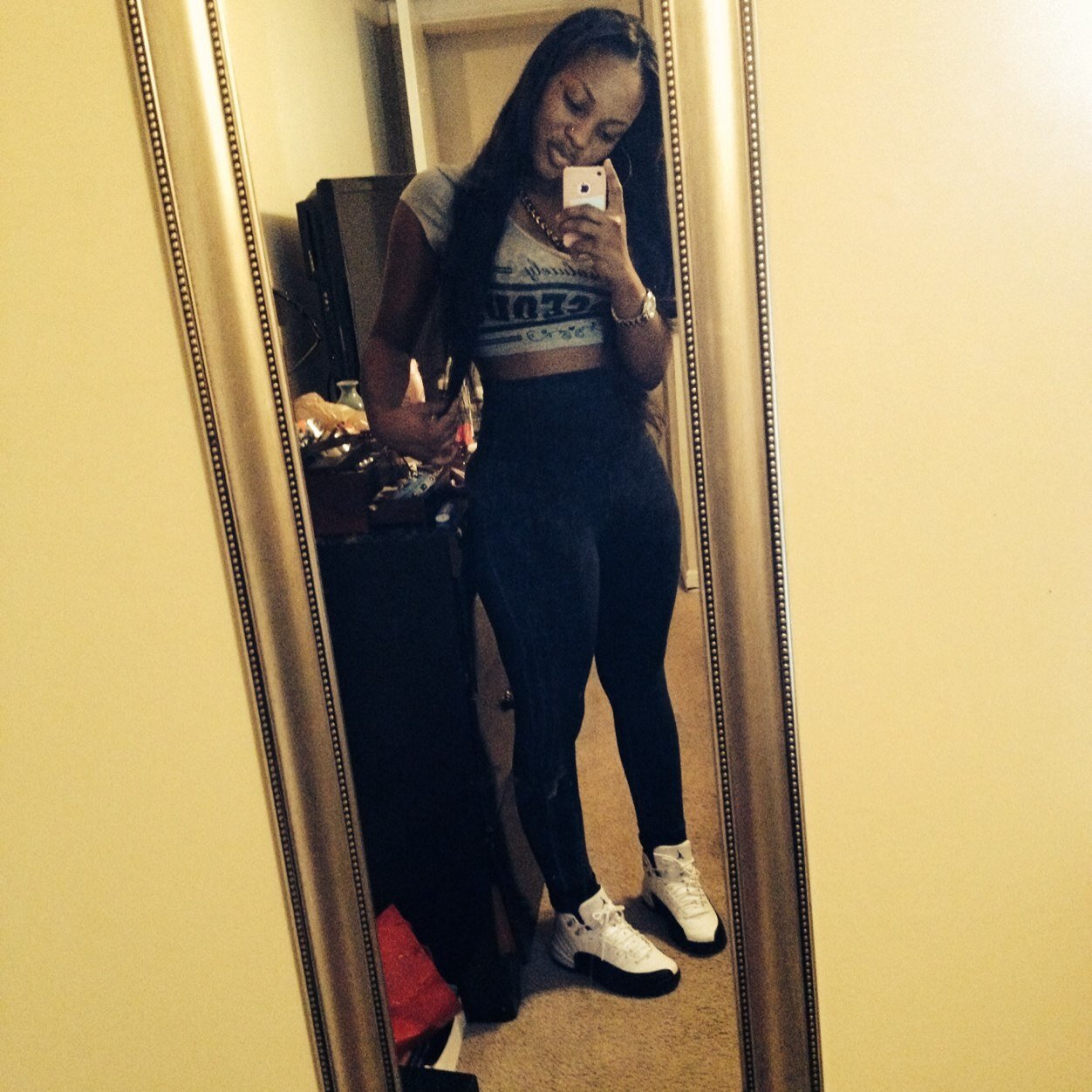 Just ah pretty&smart college girl shootin for success! ! !#teamIDGAF #teamJSU #teamSingle #Badd! :)) Follow me on IG: sweet_caramel_