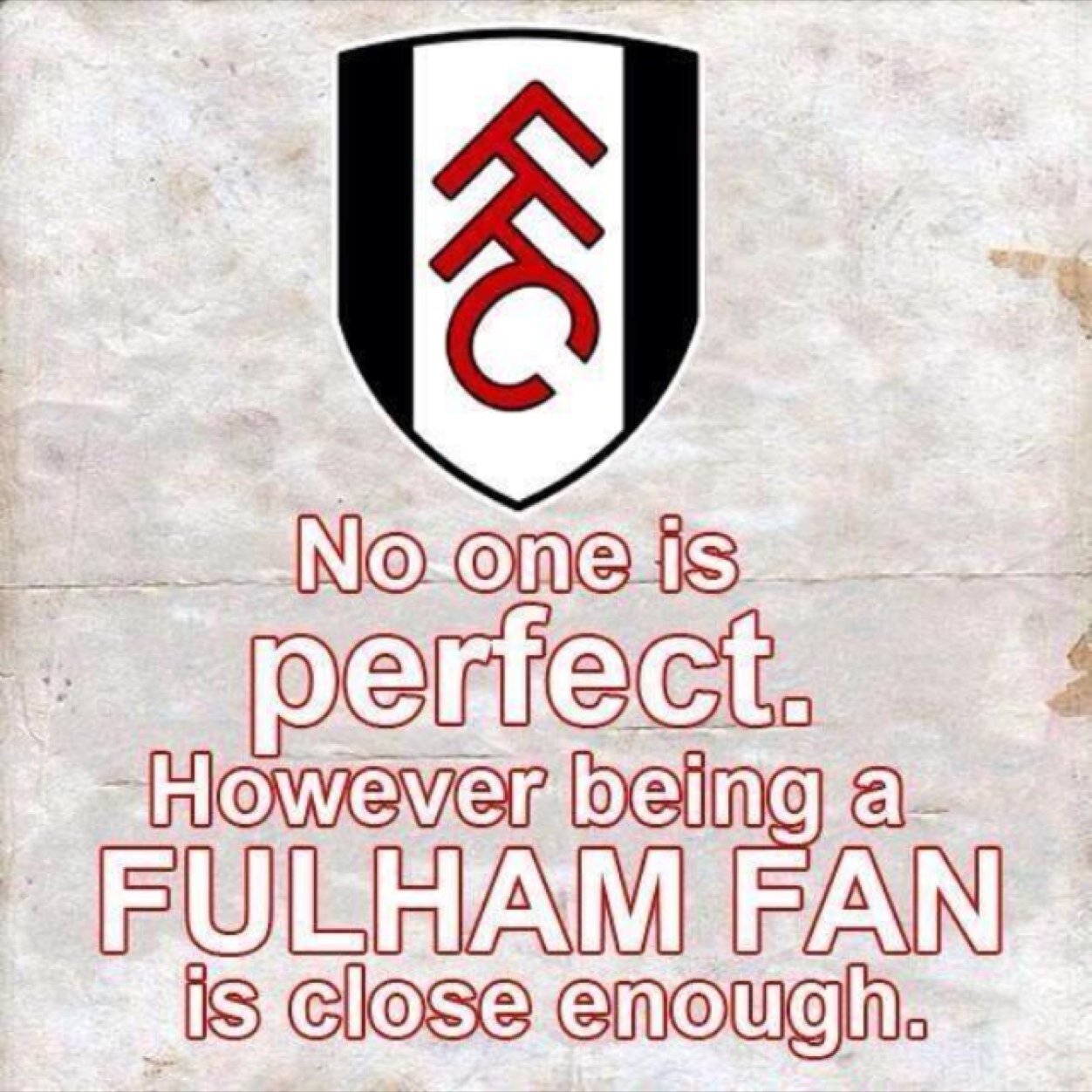 Huge fulham fan ! COYW fulham fans follow will keep you updated with scores and transfers