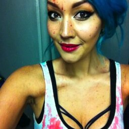 Blue hair | Tattoos | Punk rawk | Design & illustration | Nerd lyf