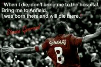 #LFC# for life. *YNWA*     Never stop fighting for your dreams