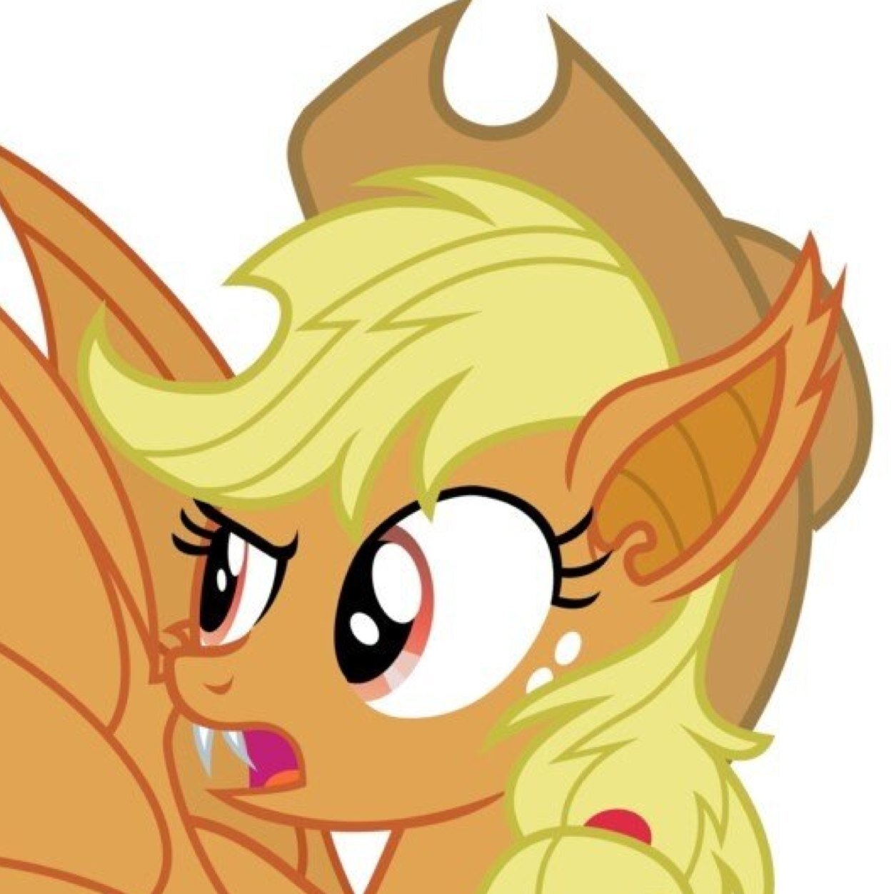 Scree! I mean, Howdy y'all I'm Applebat! Mah' little sister is @Mlp_ABbat. Mah' big brother is @Mlp_Bigmacinbat. Ah' hope ah'm good at this tweter thing!