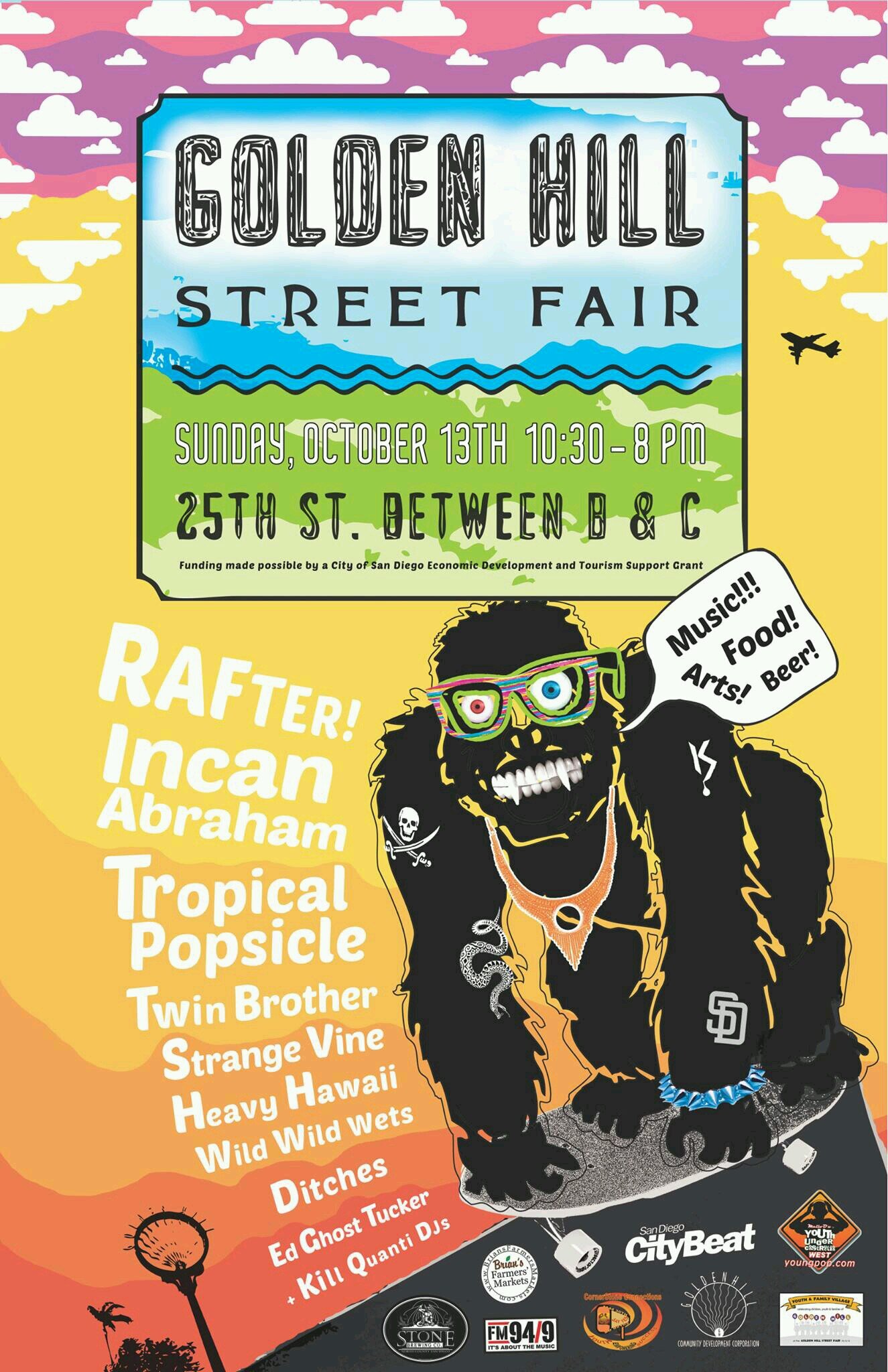 Annual music/beer/art/food festival in the heart of America's finest neighborhood.Sahara #0117595