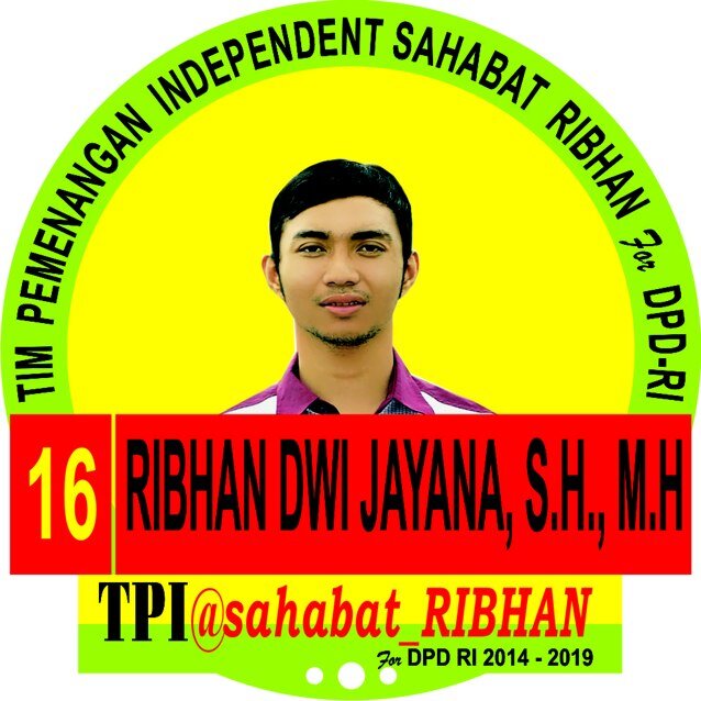 sahabat_RIBHAN's profile picture. Pemuda = Perubahan 
For DPD RI