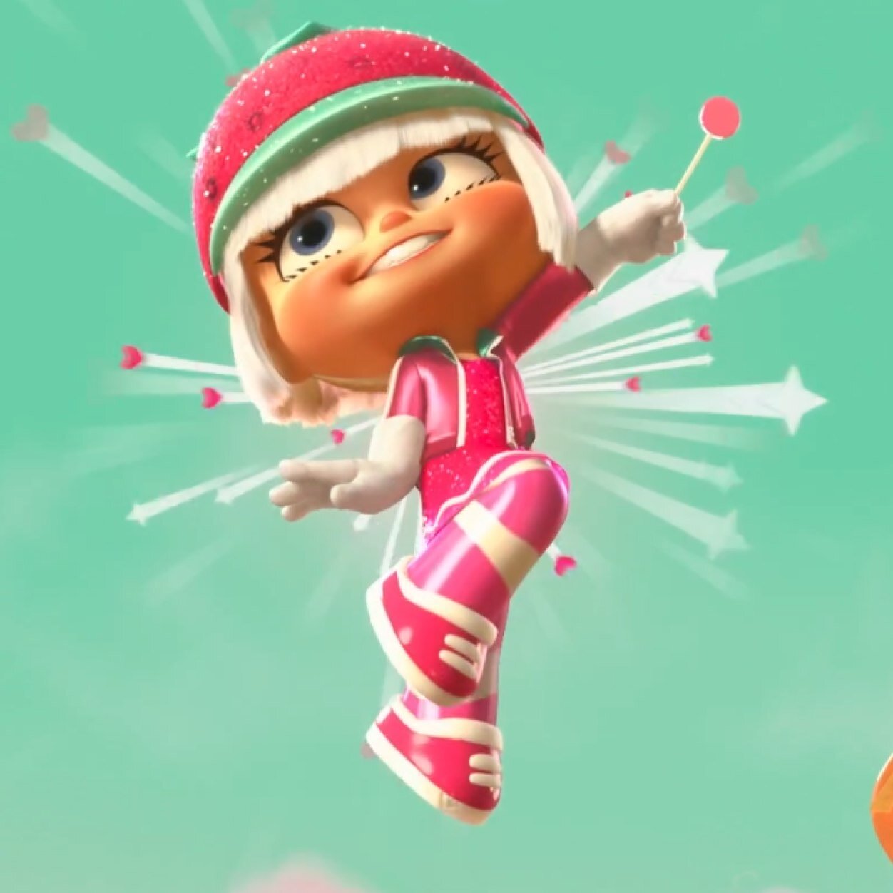 Hello racer!! I'm Taffy the most beautiful and sassy Racer in Sugar Rush!! Just don't need that Glitch in our way. #DisneyAbided