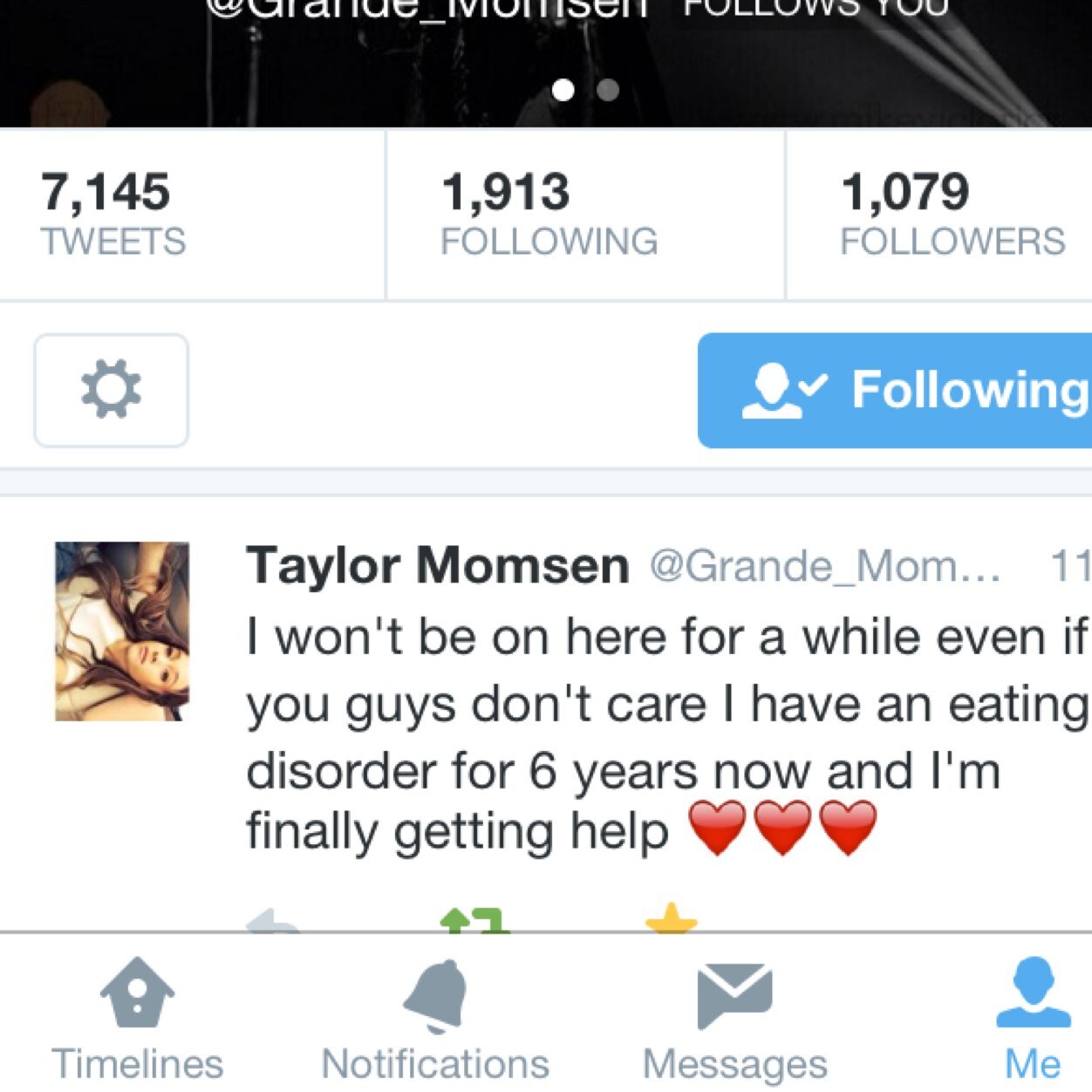 tpr_newzealand's profile picture. My heart goes out to @Grande_Momsen she is not going to be on here for a few days bc of her eating disorder I hope she will come back home healthy as a button.