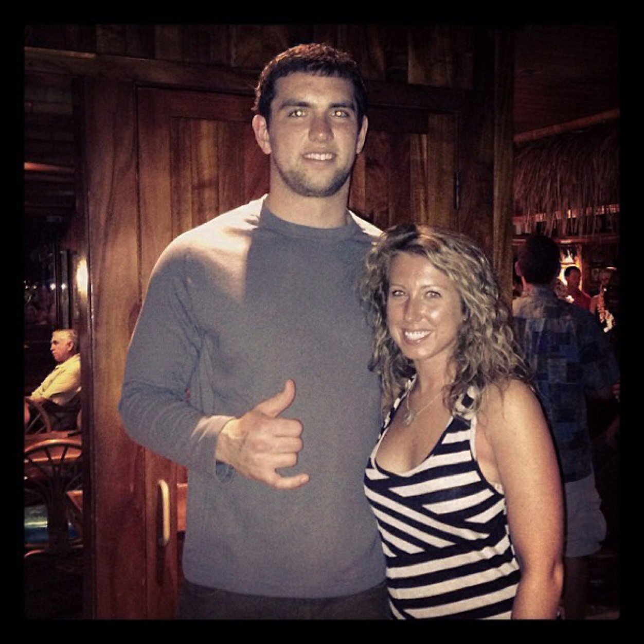 Real Andrew Luck. I'm the starting QB for the Colts. IG: @andrewaluck