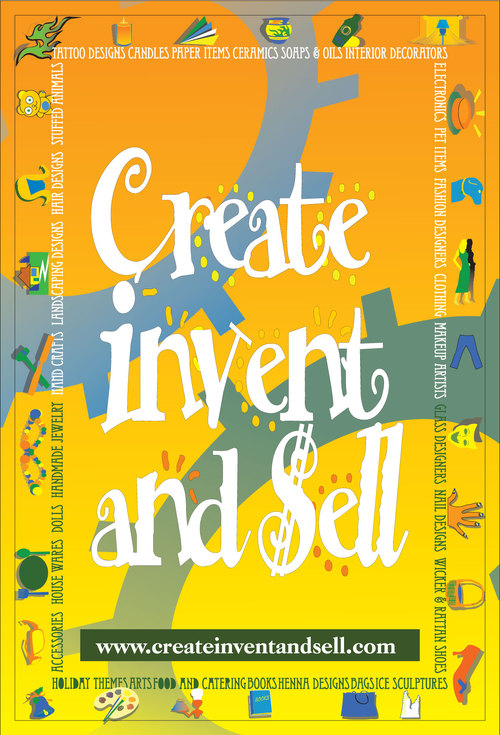 Create, Invent, and Sell is THE VIRTUAL STORE for buying & selling beautiful, handmade Arts & Crafts from all over the world!!