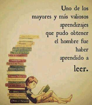 Quien lee! vive infinitas vidas! Quien no lee! Vive una sola! Amo la vida! A Doña Bárbara! Mis 2 hijos, Andrea y Luis! y a mi familia!