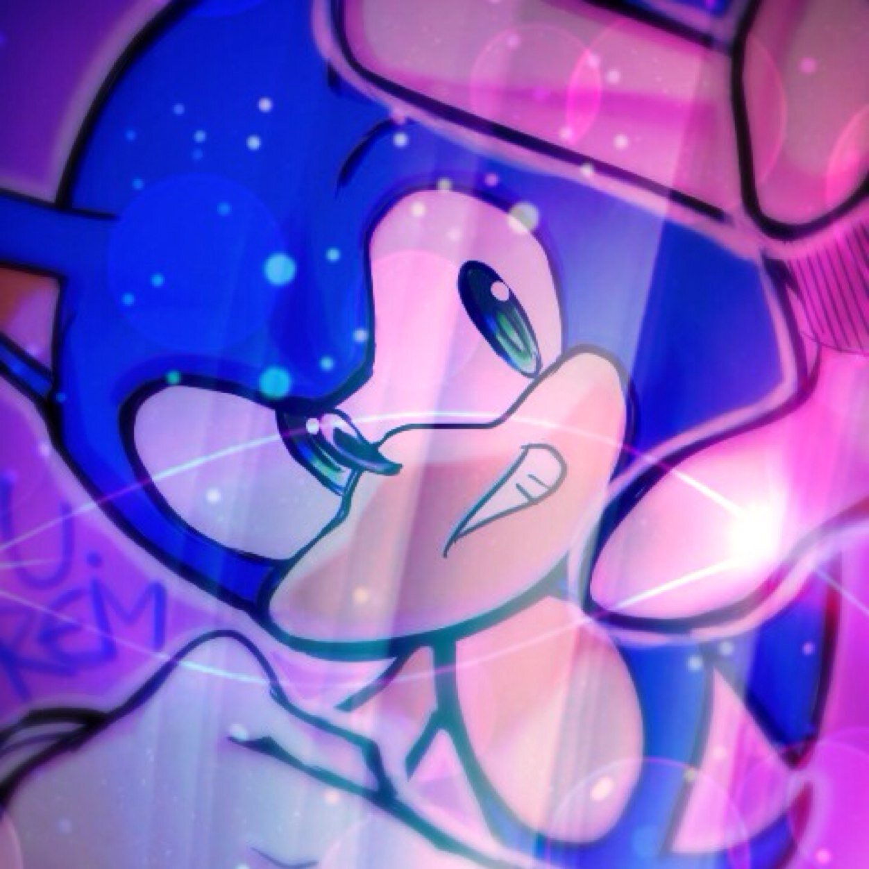Hello, I'm Sonic, Sonic the Hedgehog! I'm the defender Of Möbius from that Egghead! My best friends is Tails and Knuckles! | [STRP/Parody/Multiverse] |