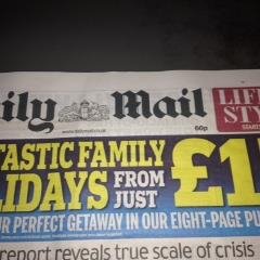 seller and home deliverer, in Formby, of the daily news, in the printed form.
