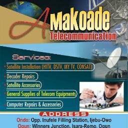amakoade's profile picture. Am a SatEllite INstalleR! 4 more info contact 07030698738, 747bf4a1