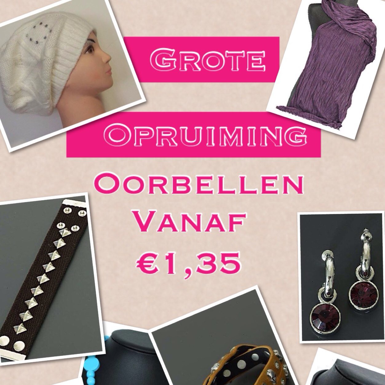 HobbyShop met leuke Sieraden & Accessoires! Neem een kijkje op onze facebookpagina!