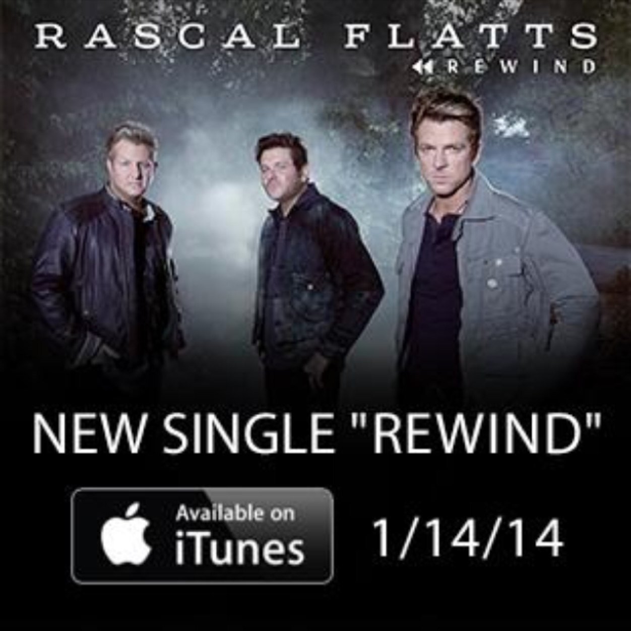 THIS IS JUST A FAN ACCOUNT. No way associated with Rascal Flatts! Request their new single Rewind at country radio now!! Available to iTunes 1/14/14