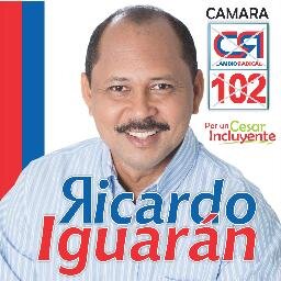 Candidato a la Cámara de Representantes. Dpto del Cesar, Partido Cambio Radical # 102.
