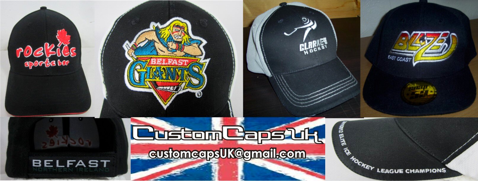 UK based Custom made caps and headwear supplier.