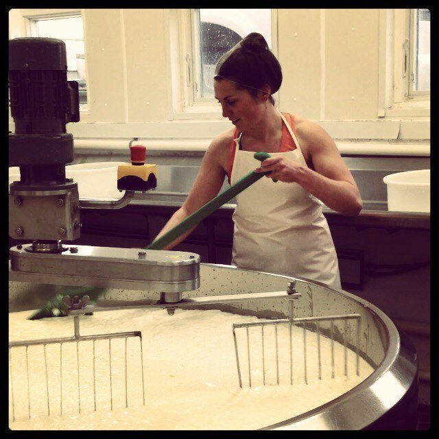cheesemaker at shelburne farms
