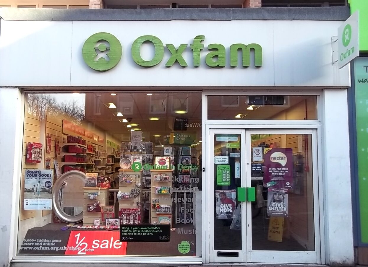 OxfamShopDerby's profile picture. Oxfam Shop on St. Peter's Street in Derby. You can also follow us on Facebook: https://t.co/tF32XSusxd