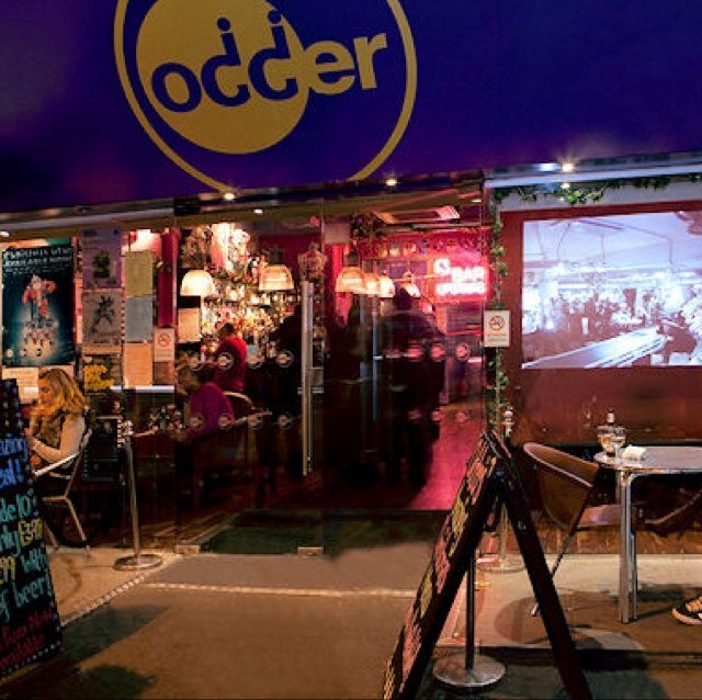 Gaz & Patiance being perfectly brilliant and bangin out the best burgers in town!! @odderbar
