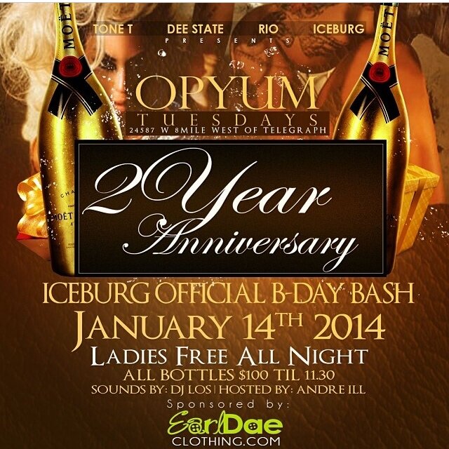 Join us every Tuesday at Opyum Lounge the #1 destination on a Tuesday contact @RioOfLaw25 @deestate_aca @tone_t_acutabov @lifesnotagame for more details