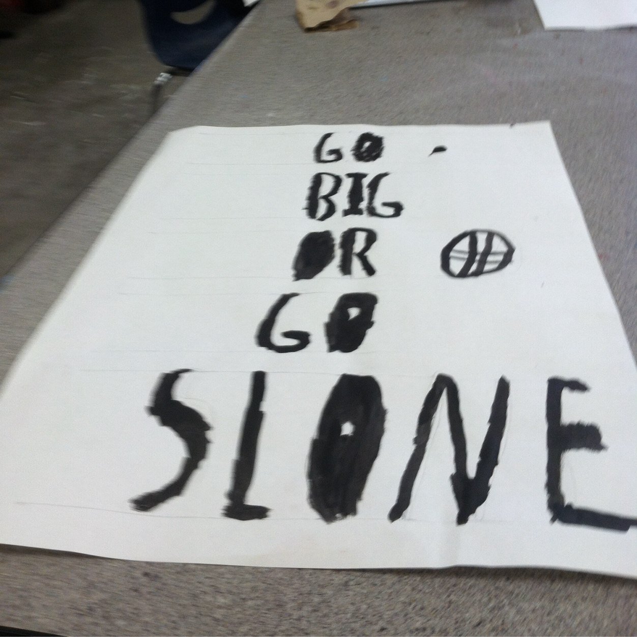 Go big or go slone