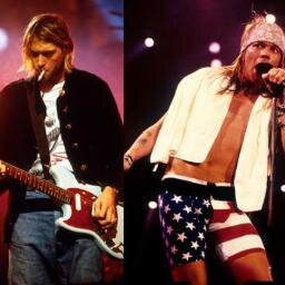 Hablamos De 2 bandas grandes del mundo, GN'R y Nirvana y también otras bandas de Rock//Metal de la historia.
