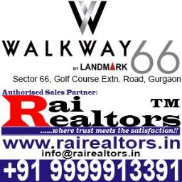We are #RaiRealtors, #AuthorisedSalesPartner of #LandmarkGroup for #LandmarkWalkway66 #Sector66 #Gurgaon. #Buy #Sell #Resale & #Rent with us @+91 9999913391