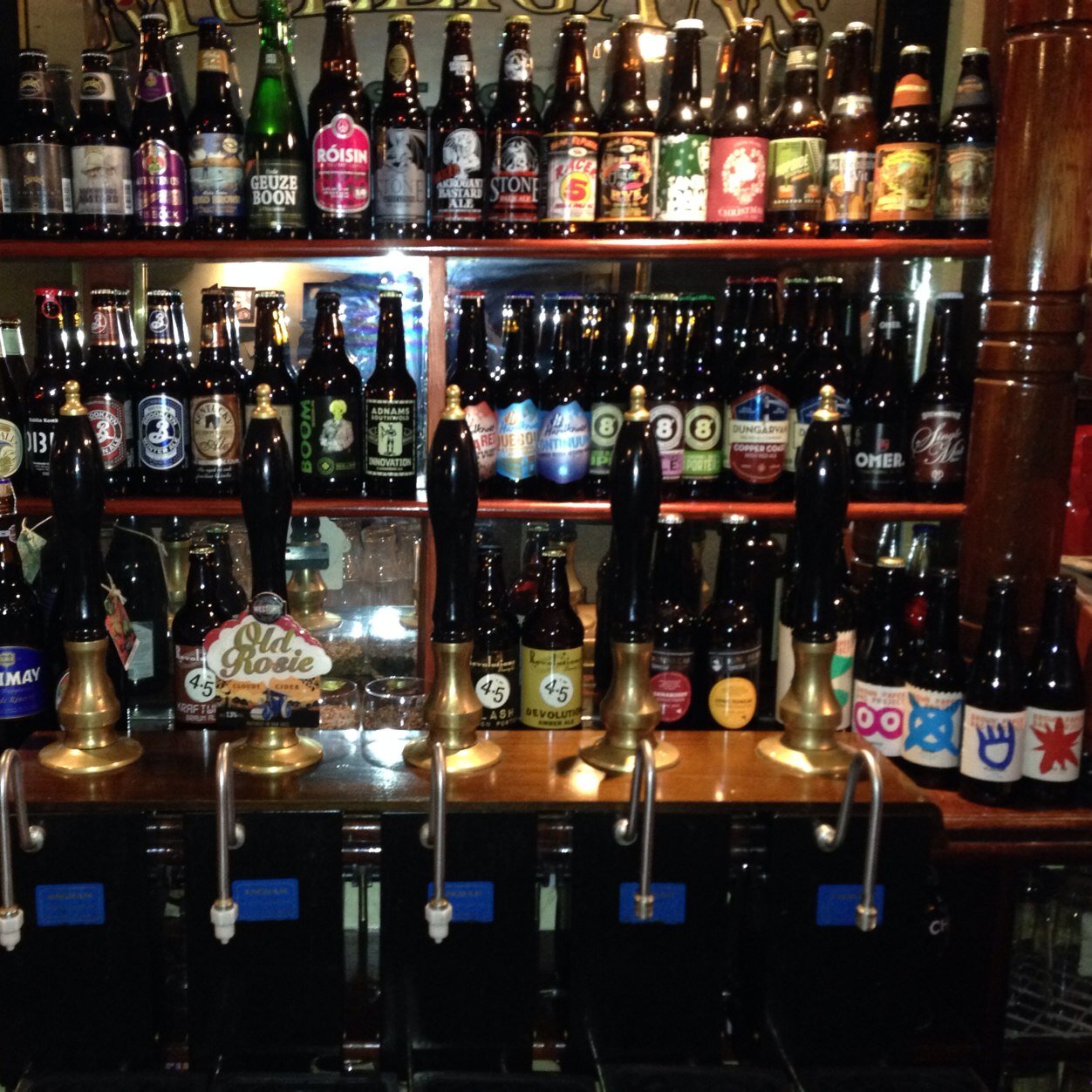 Beer enthusiast @lmulligangrocer, love a sandwich.