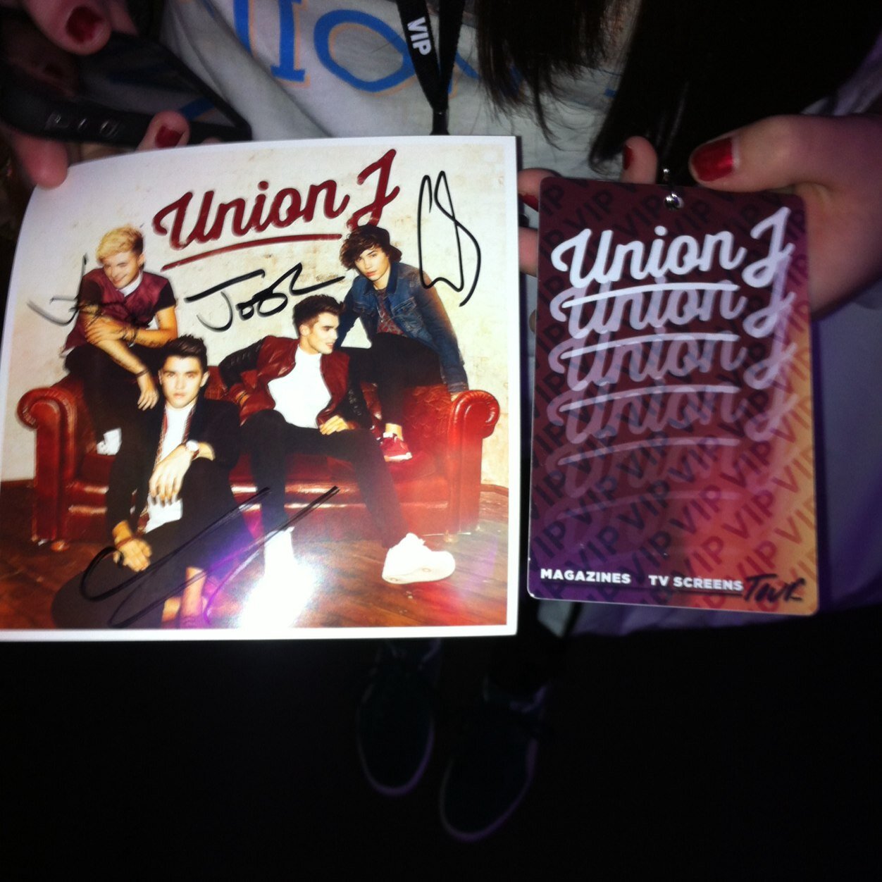 Claire chaney-union j are my life, i met them the 14 of january 2014 help me to get them follow me please✨ @unionjworld love them billions✨❤️❤️