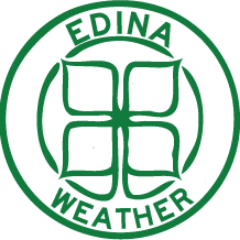 Weather observations for Edina. Skywarn Spotter. WCCO Weather Watcher. CoCoRaHS volunteer. Not affiliated with the city of Edina.