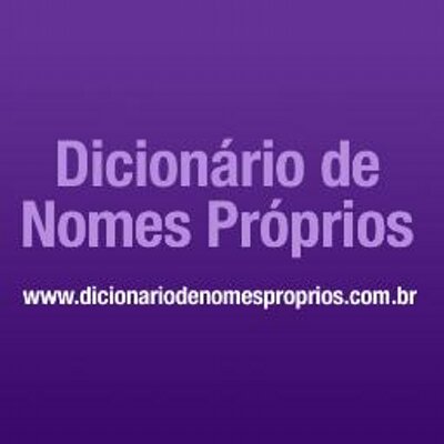 Dicionário de Nomes