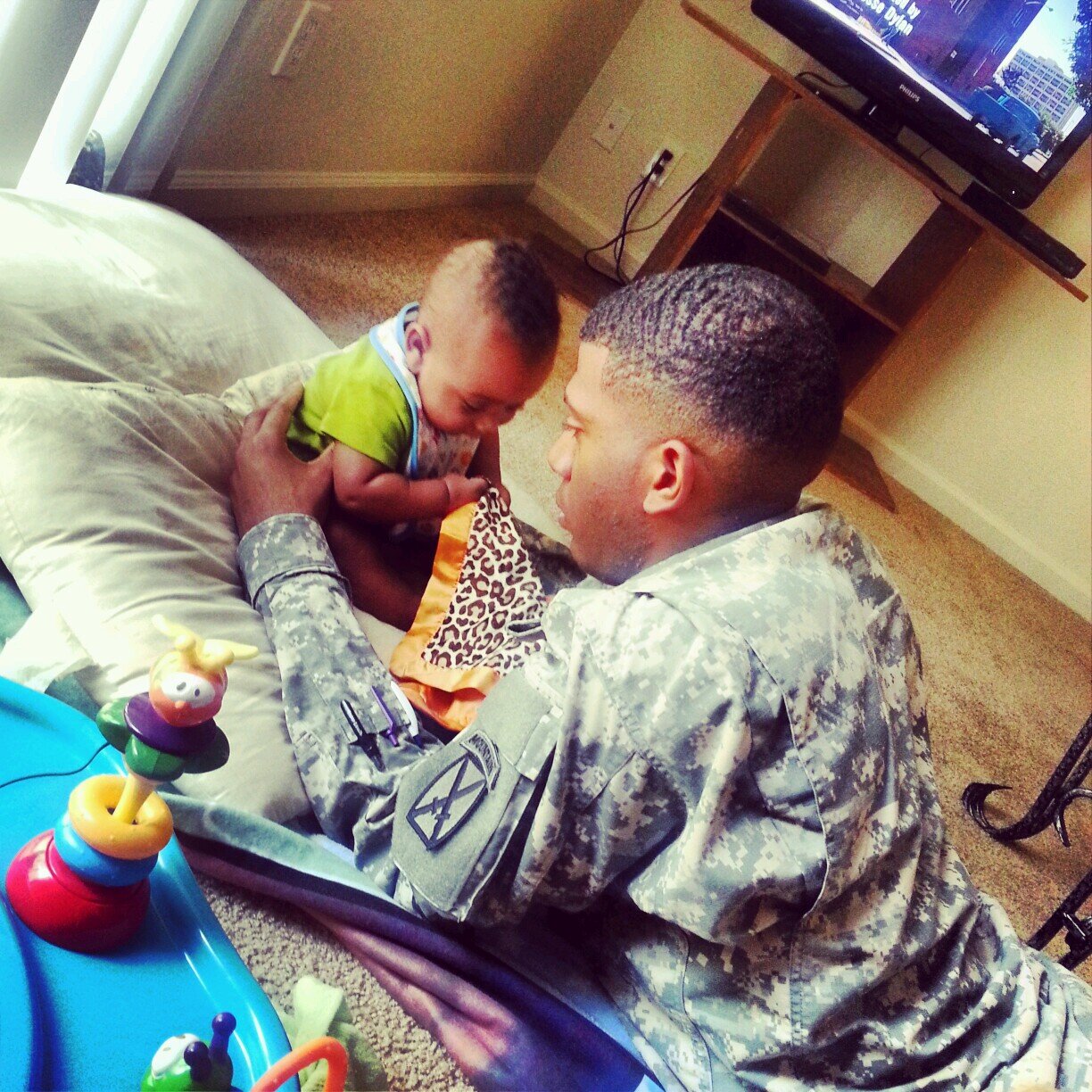 Army Dude Married To Quston Davis