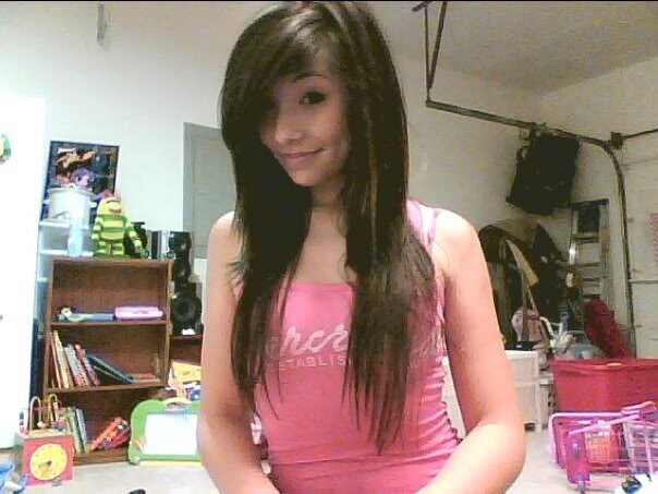 A girl involved in a hot, passionate love affair with the Internet.